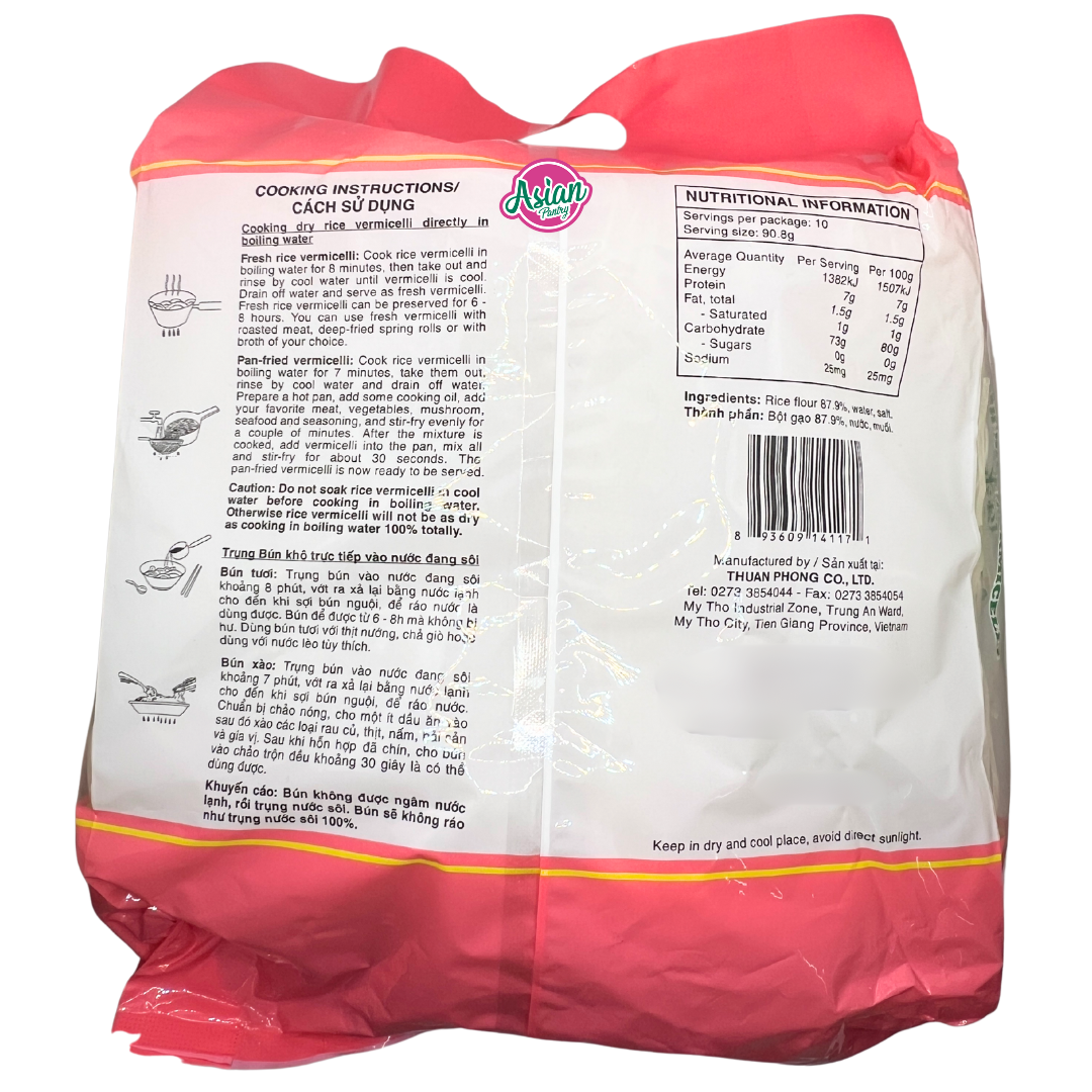 Lotus Essence Bun Tuoi Rice Vermicelli 908g