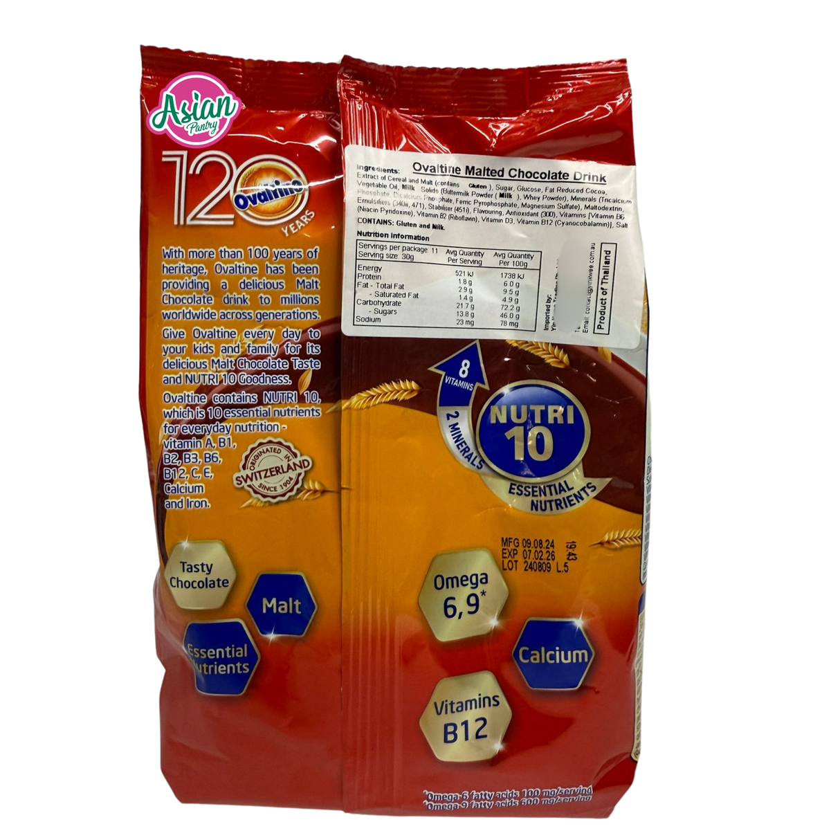 Minuman Coklat Malt Ovaltine 340g