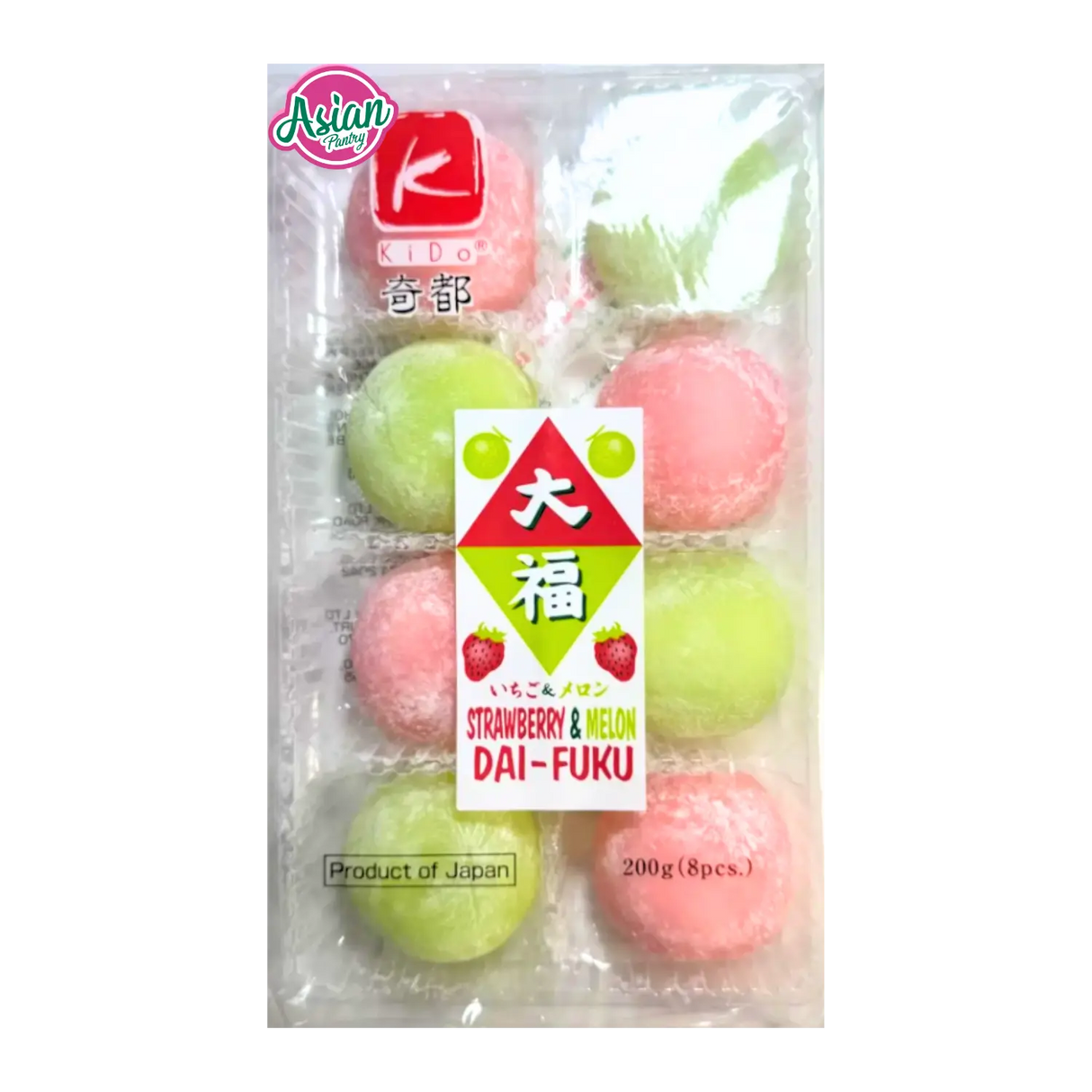 Kido Mix Strawberry/Melon Daifuku 200g