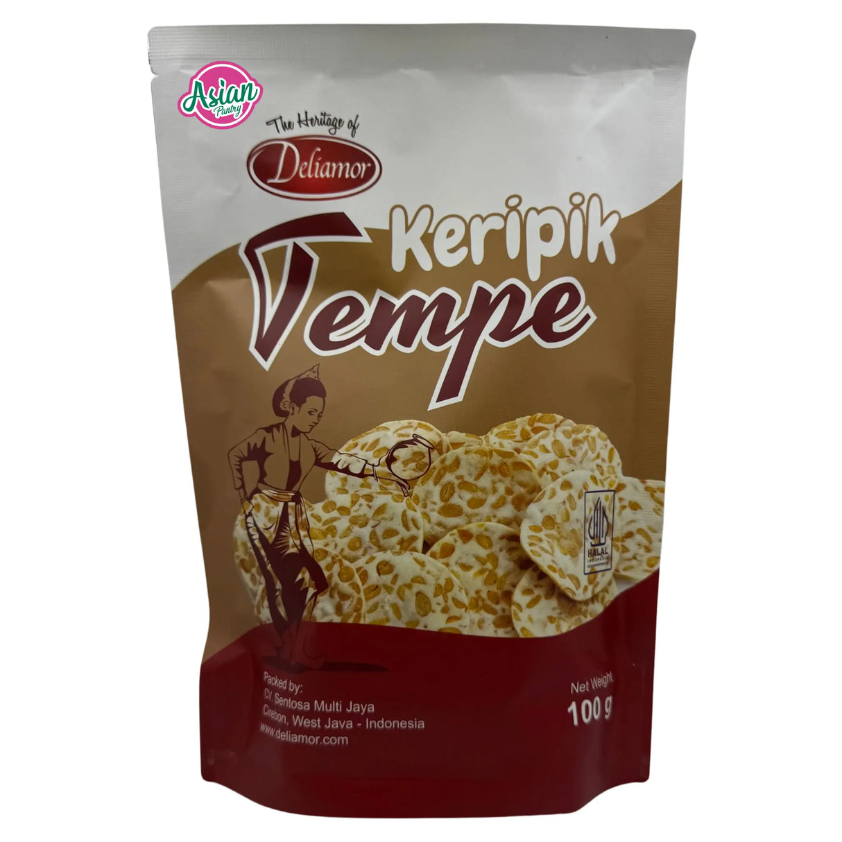 Deliamor Keripik Tempe (Snek Kacang Soya) 100g