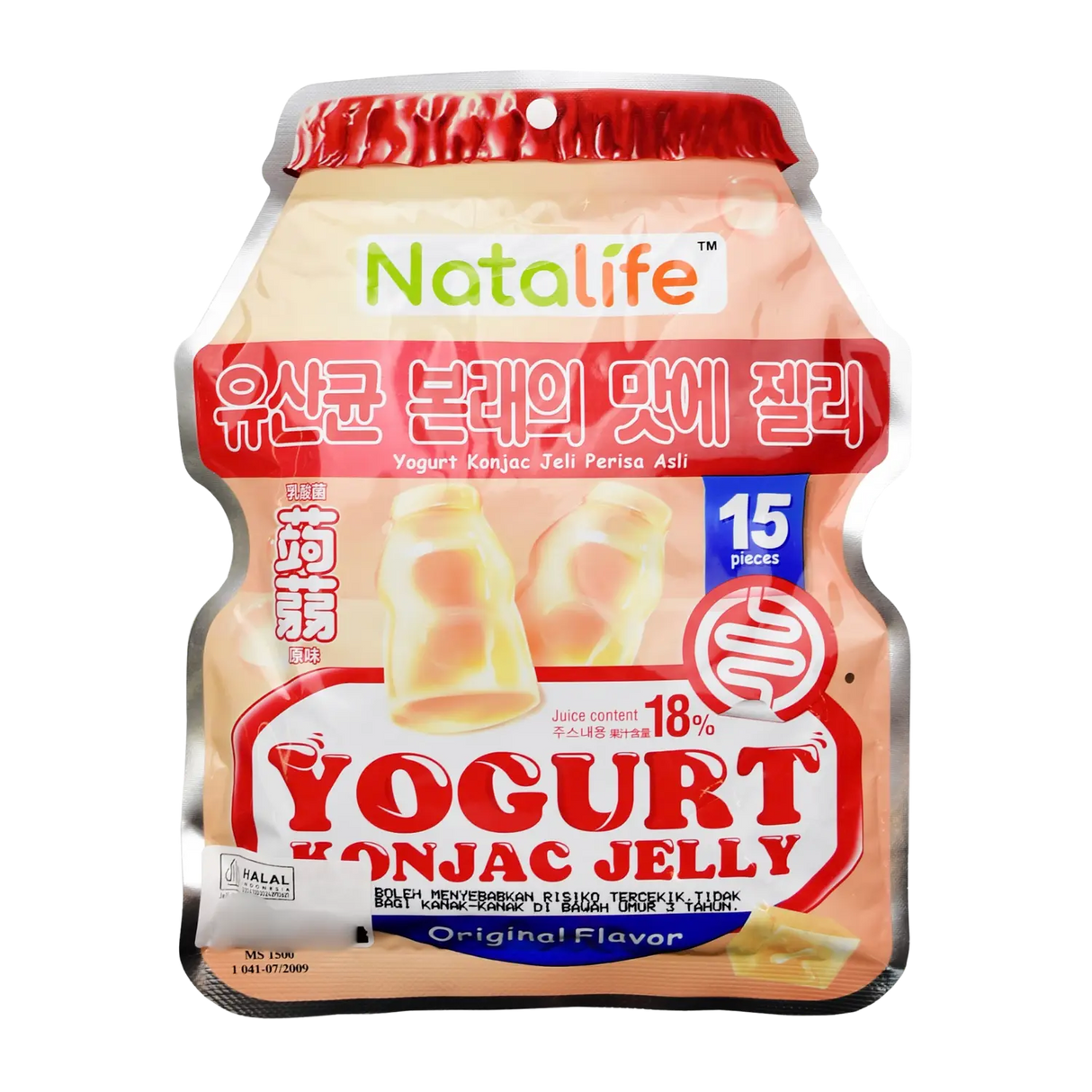 Natalife Yoghurt Konjac Jelly Original Flavour 15pcs 300g