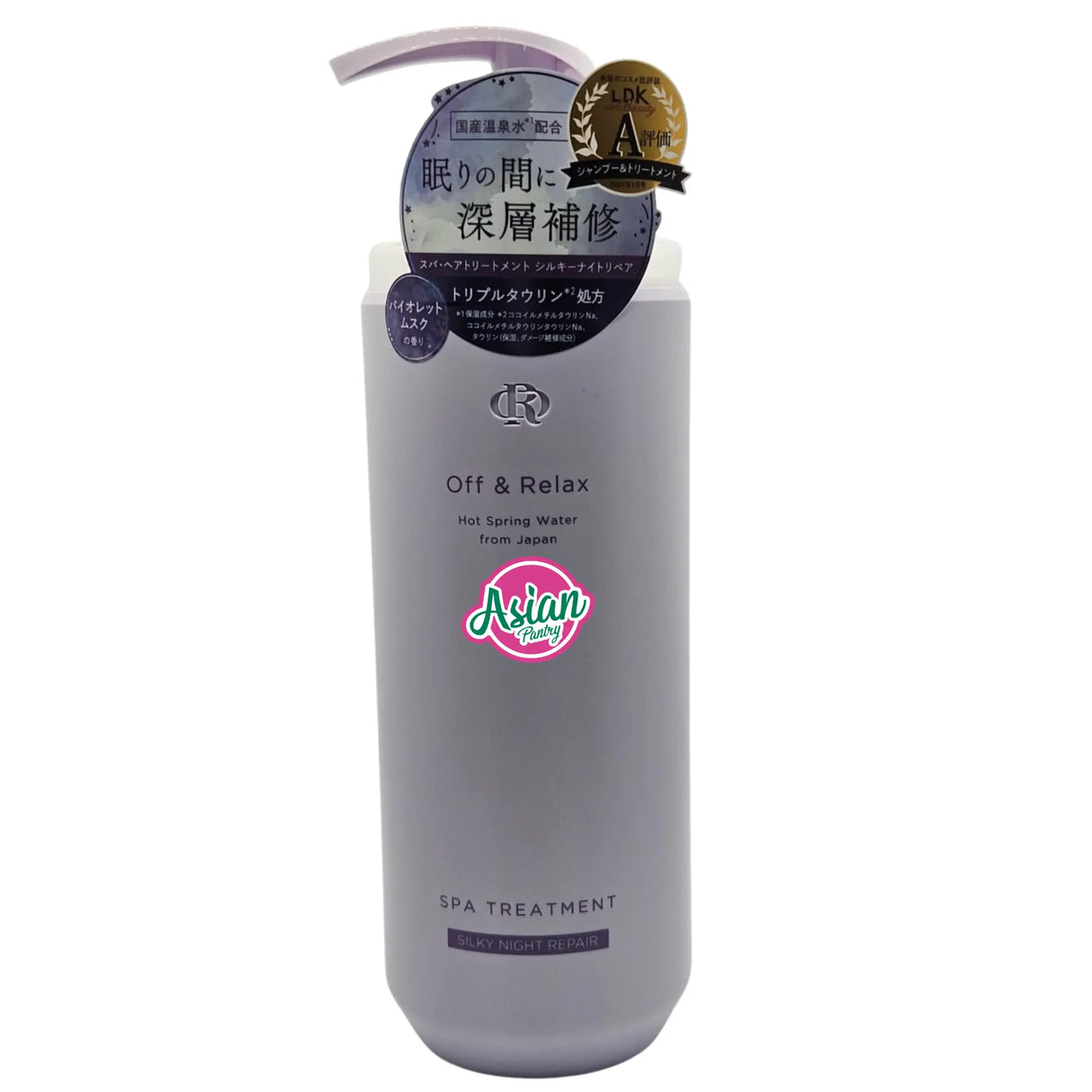 OFF&RELAX 温泉水丝滑夜间修护水疗洗发露 460ml