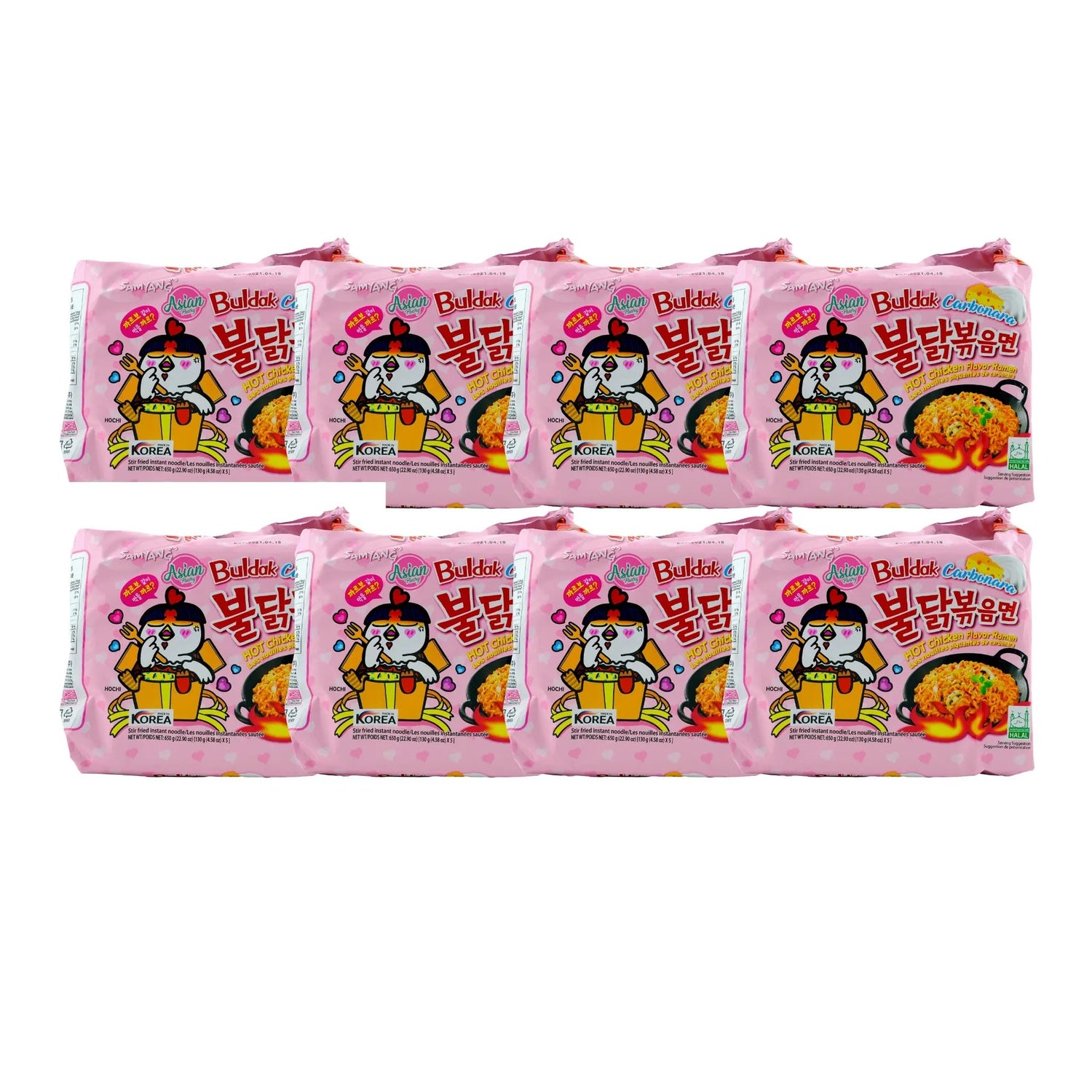 Ramen Ayam Panas Samyang Carbonara (5 Pek) 650g