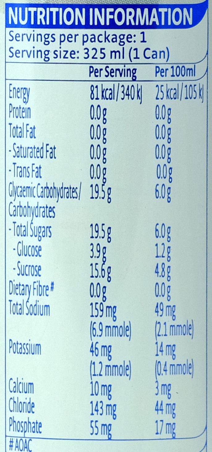 F&N 100 Plus Isotonic Drink 325ml