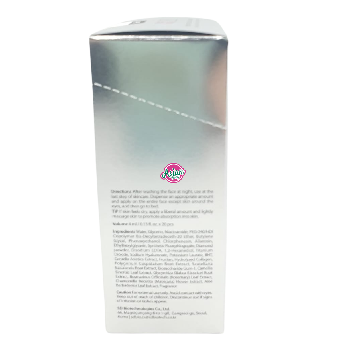 SNP Diamond Water Sleeping Pack (20 Pc) 80ml