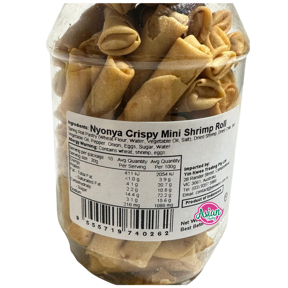 Nyonya Crispy Mini Shrimp Spring Roll  200g