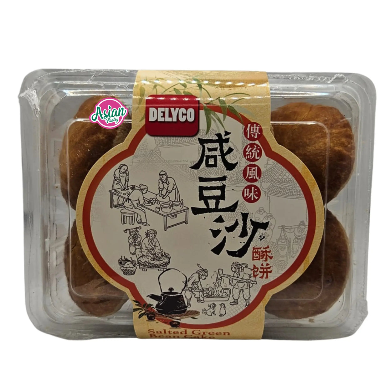 Delyco Salted Green Bean Cake 240g