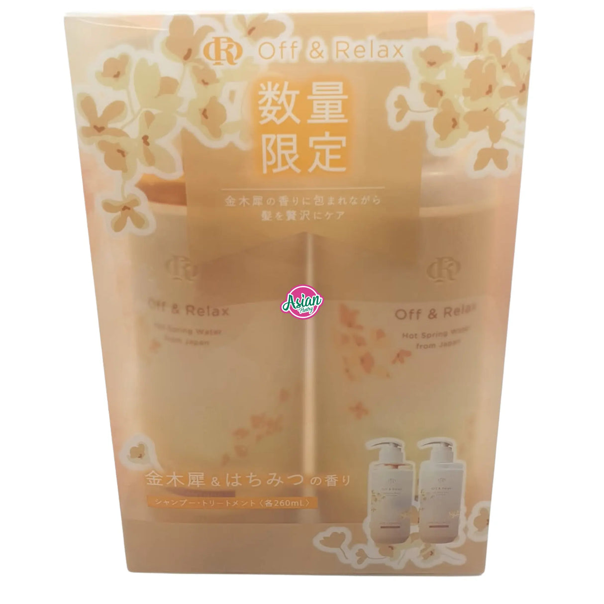 Off&Relax Osmanthus & Honey Edisi Terhad Set Syampu & Rawatan 520g