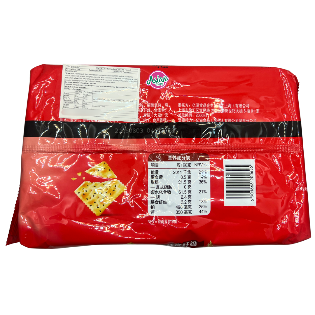 Pacific Soda Crackers (Sesame Flavour) 400g