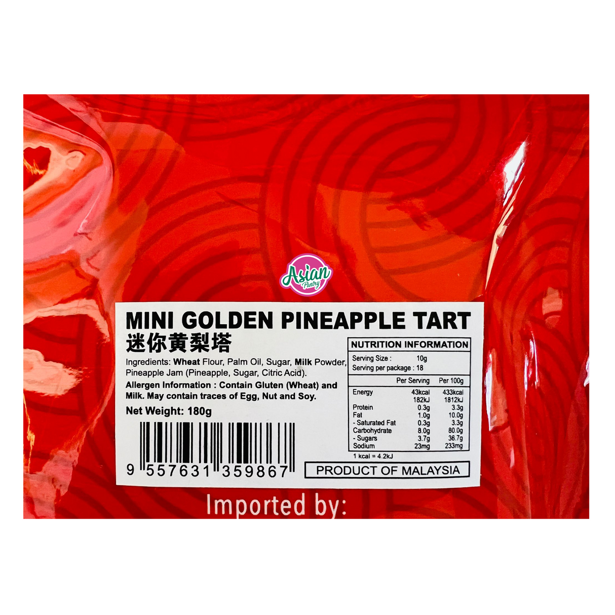Delyco Mini Golden Pineapple Tart 180g