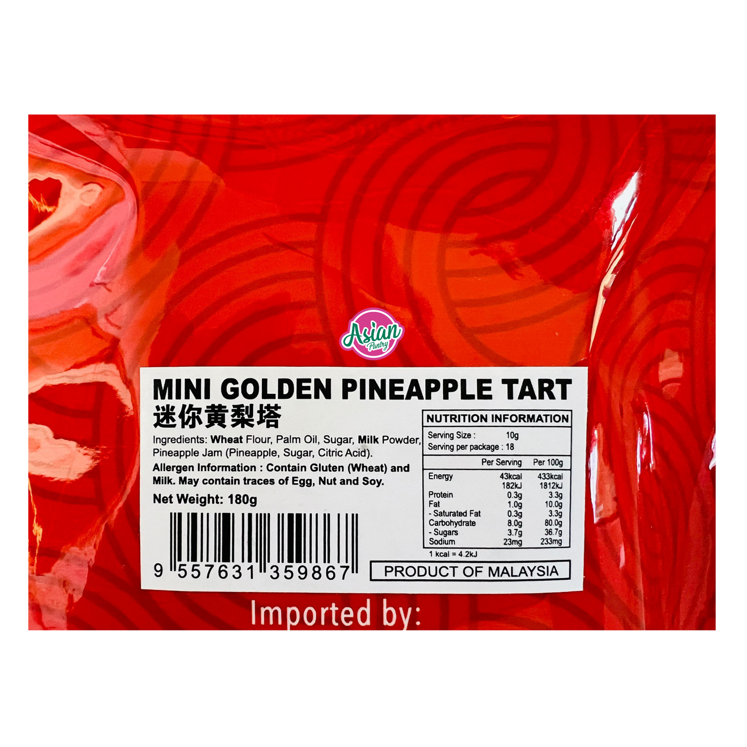 Delyco Mini Golden Pineapple Tart 180g