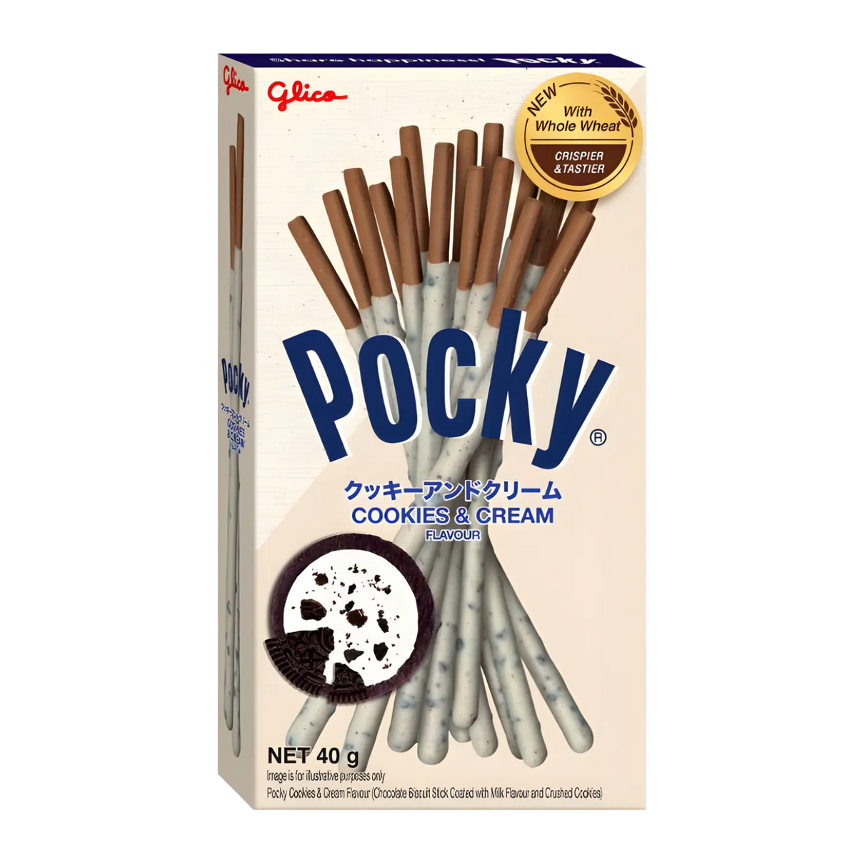 Glico Pocky Cookies & Cream Flavour 40g