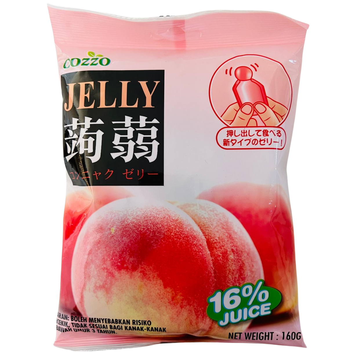 Cozzo Konnyaku Jelly Peach 160g