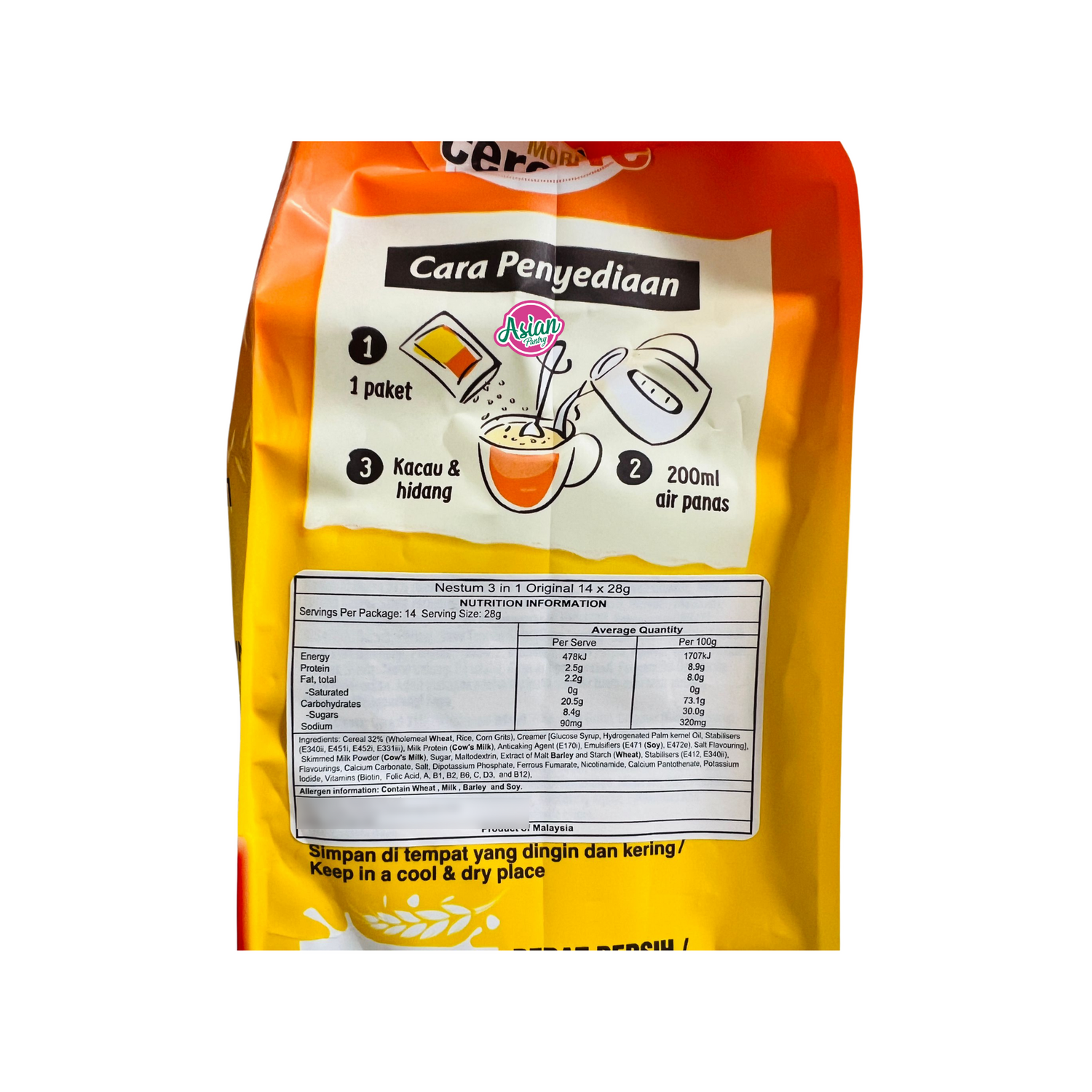 雀巢 Nestum 原味谷物饮料三合一 28g x 14s