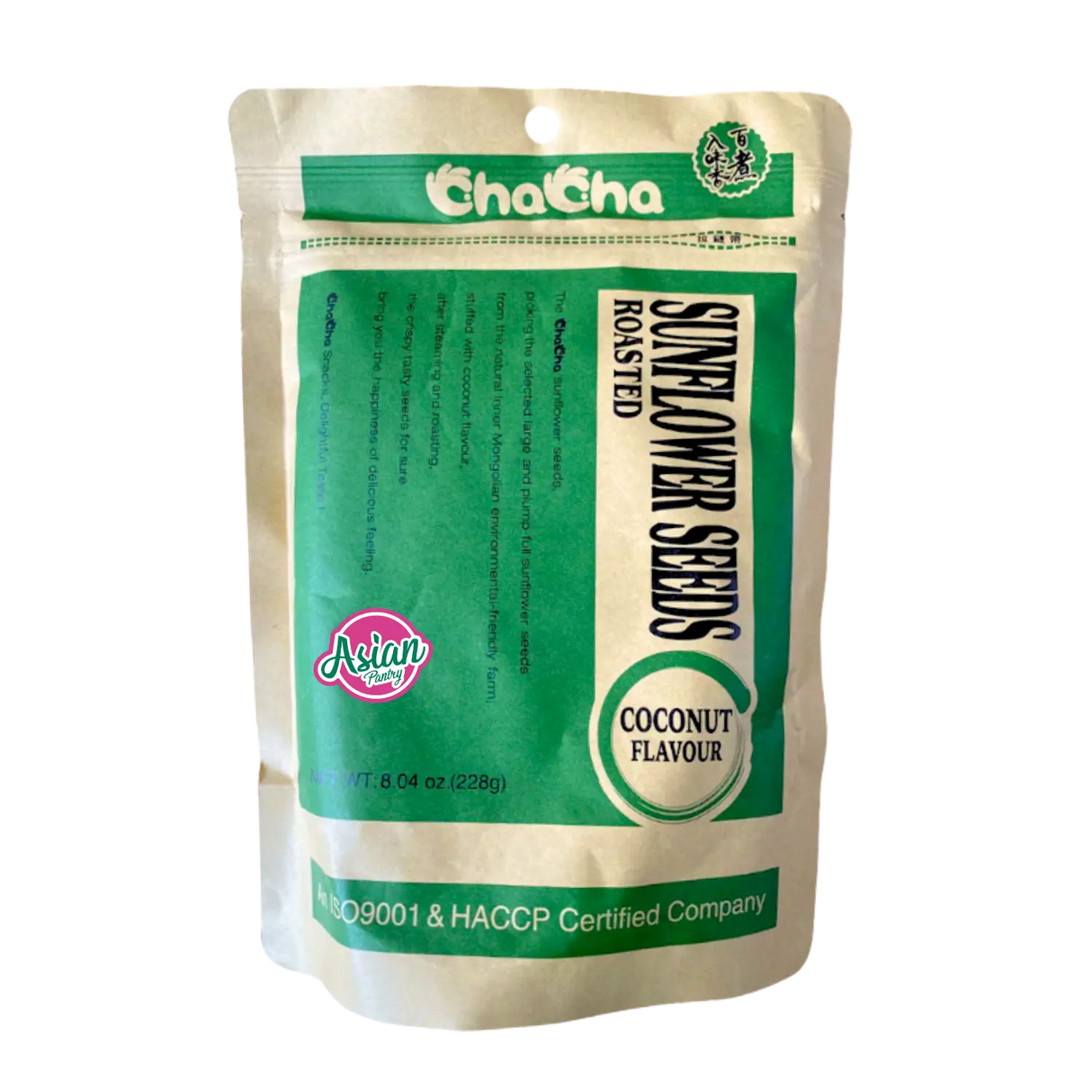 Cha Cha 葵花籽 椰子味 228g