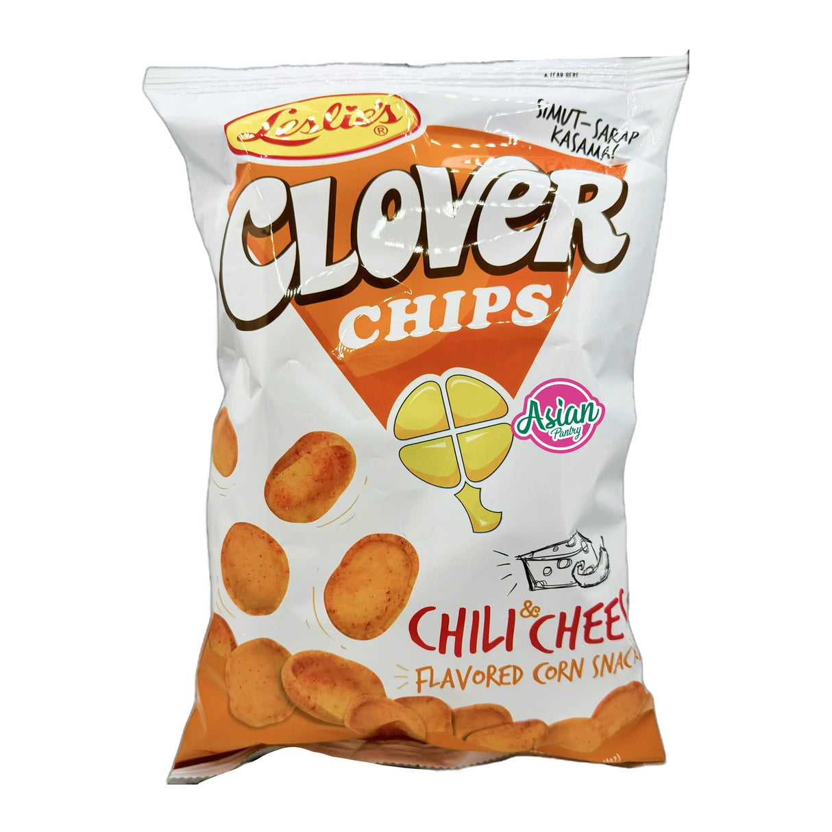 Leslie's Clover Chips (Chilli & Cheese) 80g