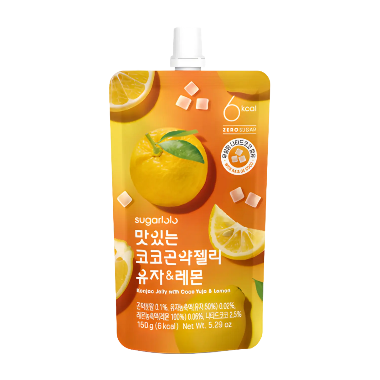 Sugarlolo Konjac Jelly Citron & Lemon Zero Sugar 150g