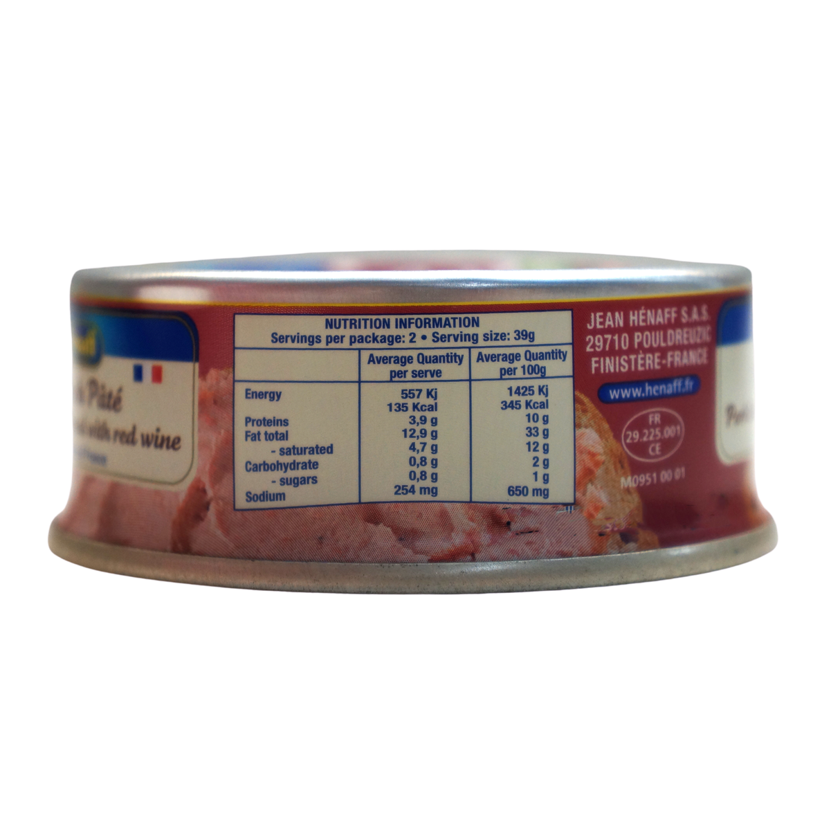 Pate Babi Henaff dengan Wain Merah 78g