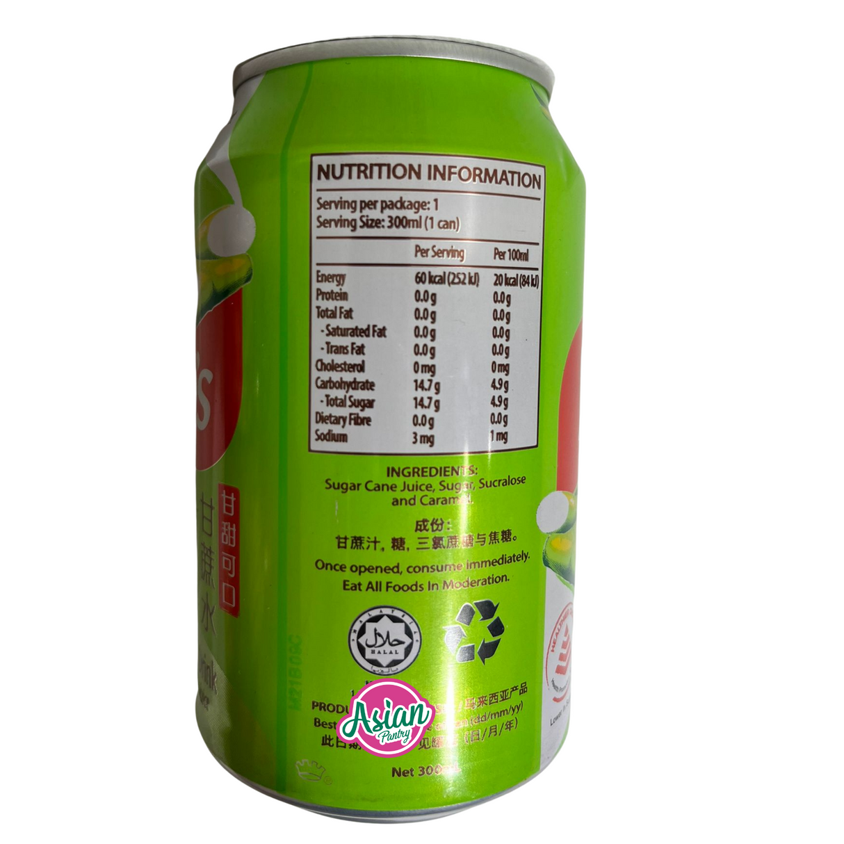 Minuman Tebu Yeo's 300ml