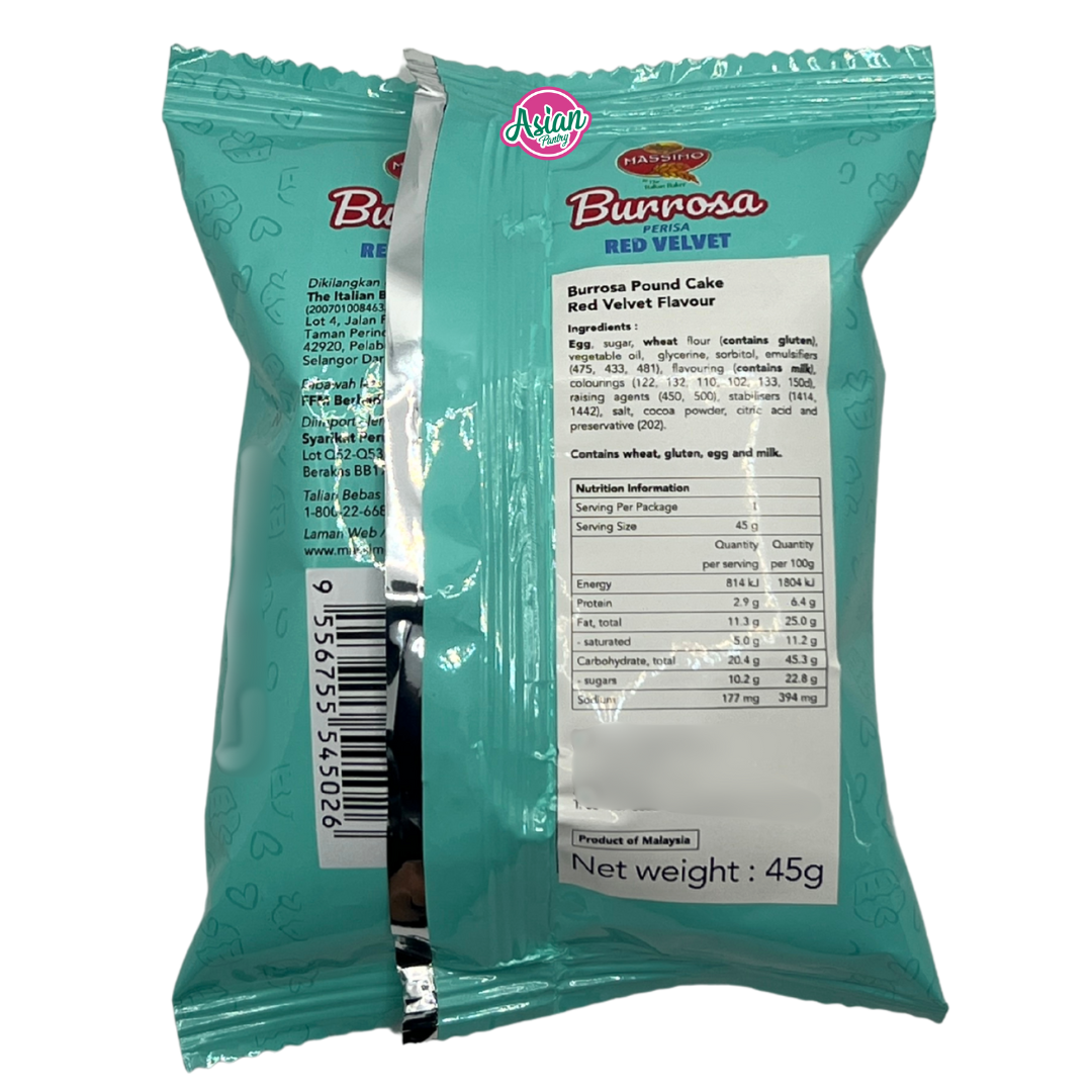 Massimo Burrosa Cake (Red Velvet) 45g