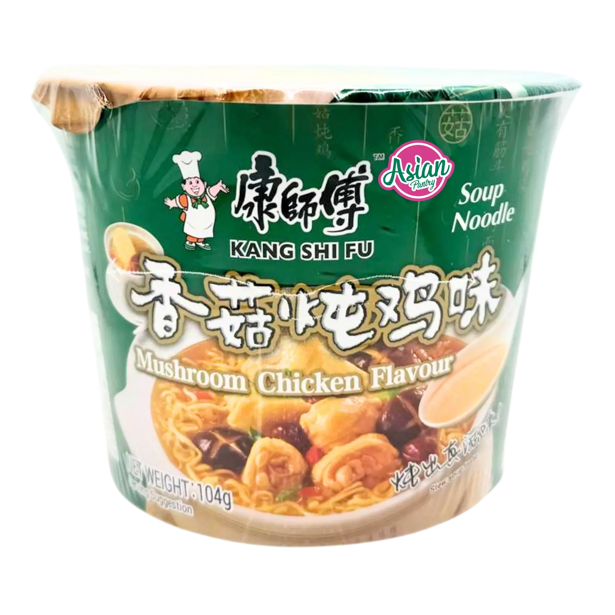 Kang Shi Fu Bowl Noodle Mushroom Chicken Flavour 110g