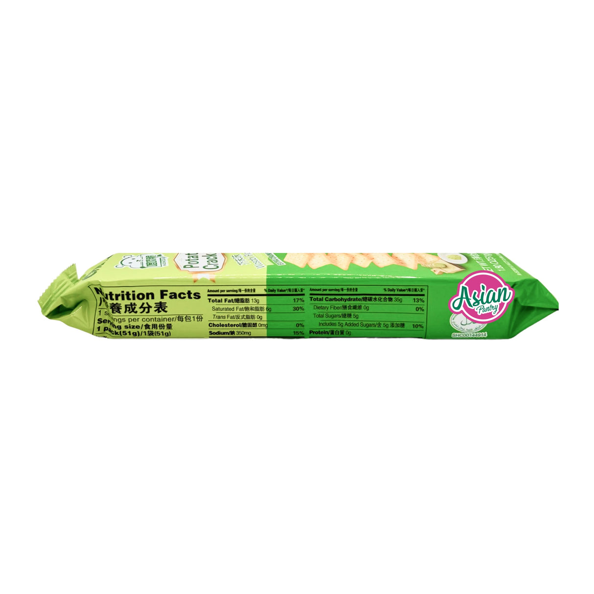 Chacha Potato Cracker Wasabi Flavour 51g