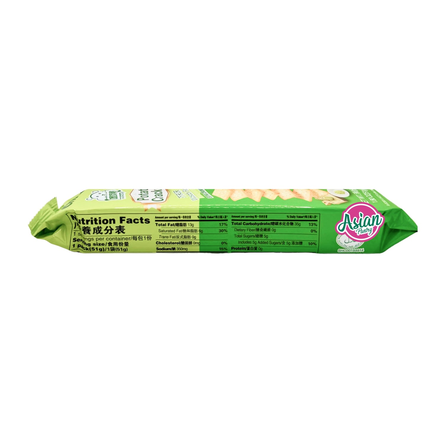 Chacha Potato Cracker Wasabi Flavour 51g