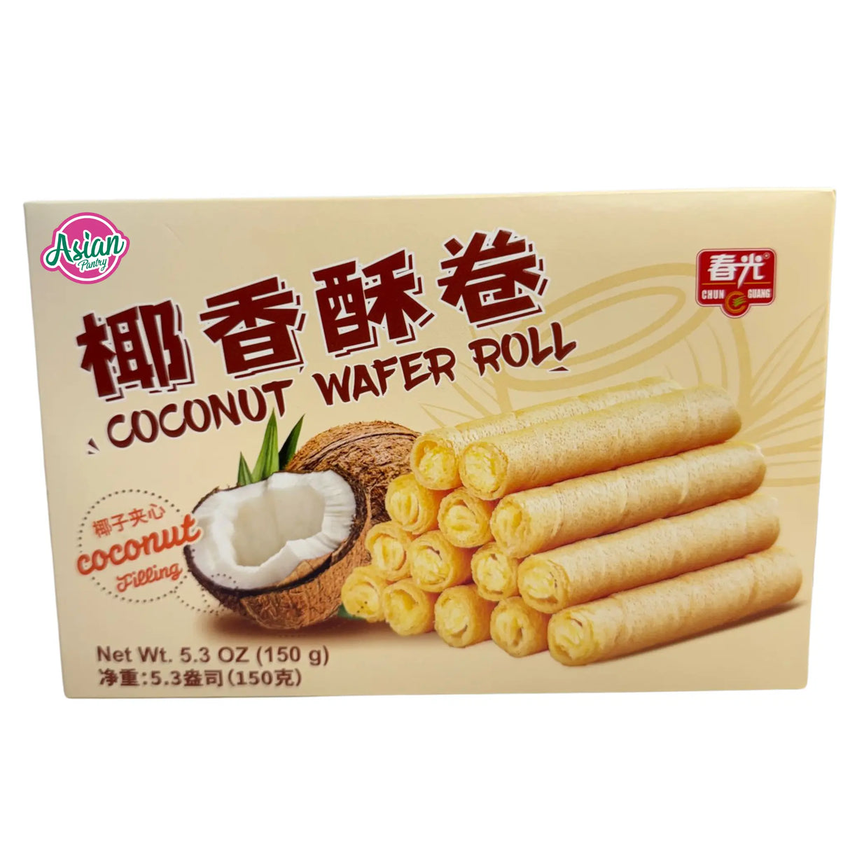 春光椰子威化卷(椰香馅)150克