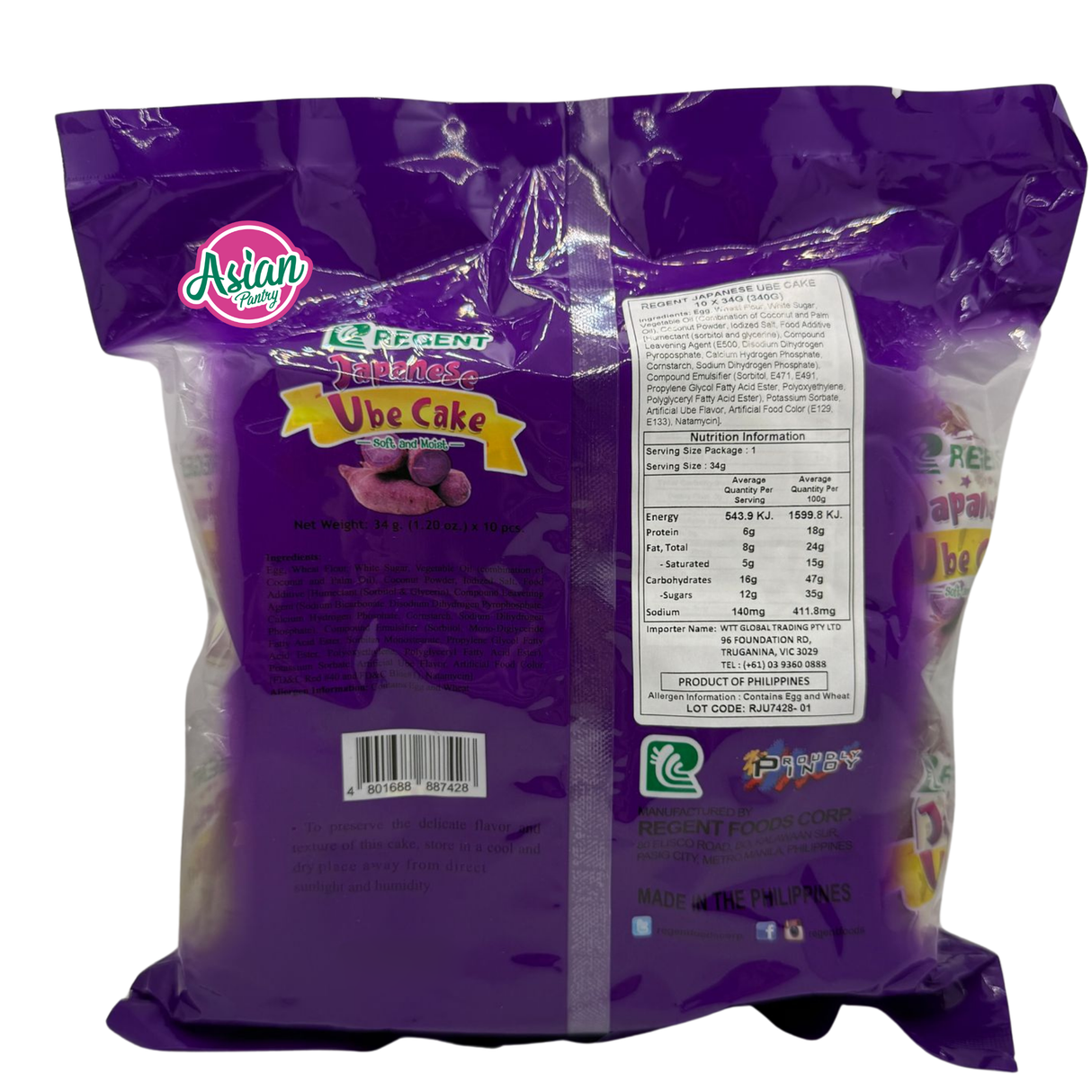 Kek Ube Jepun Regent 340g