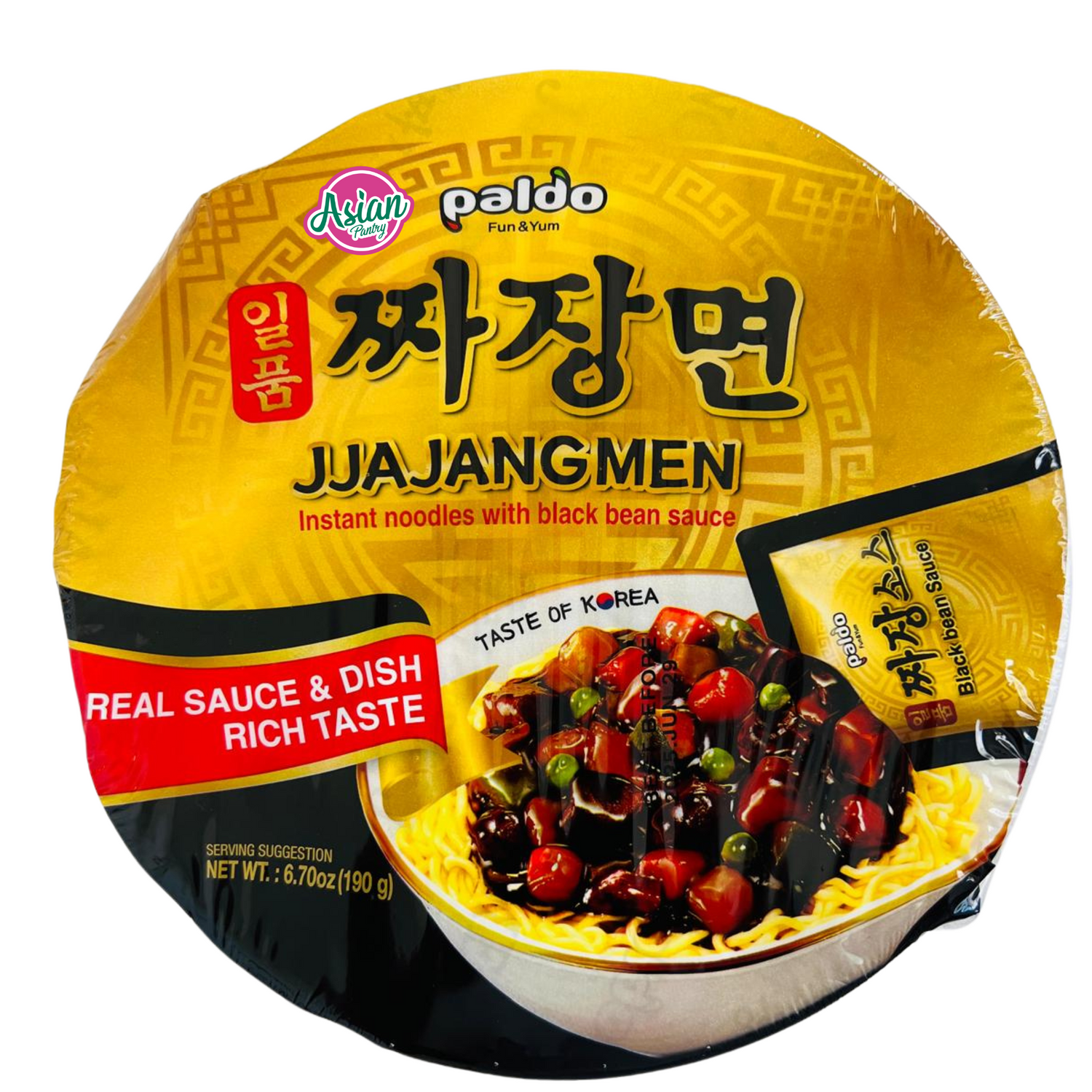 Paldo 黑豆酱方便面 190g