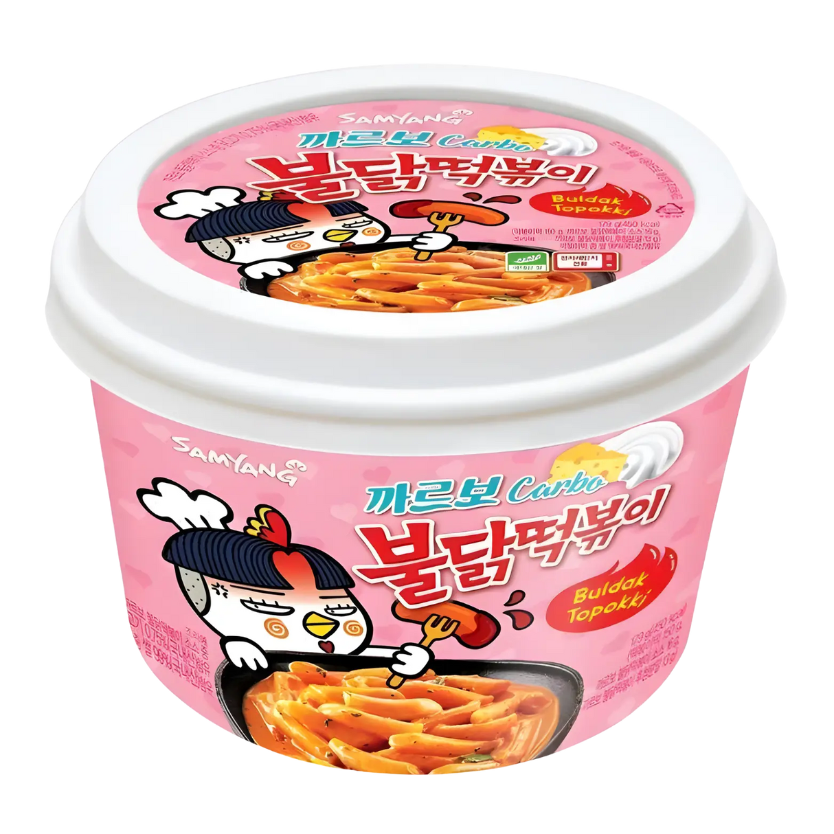 Samyang Buldak Carbo 辣鸡肉口味 Topokki 碗 179 克