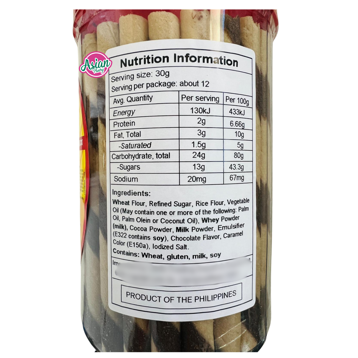 Batang Air Coklat Junior Stik-O 380g