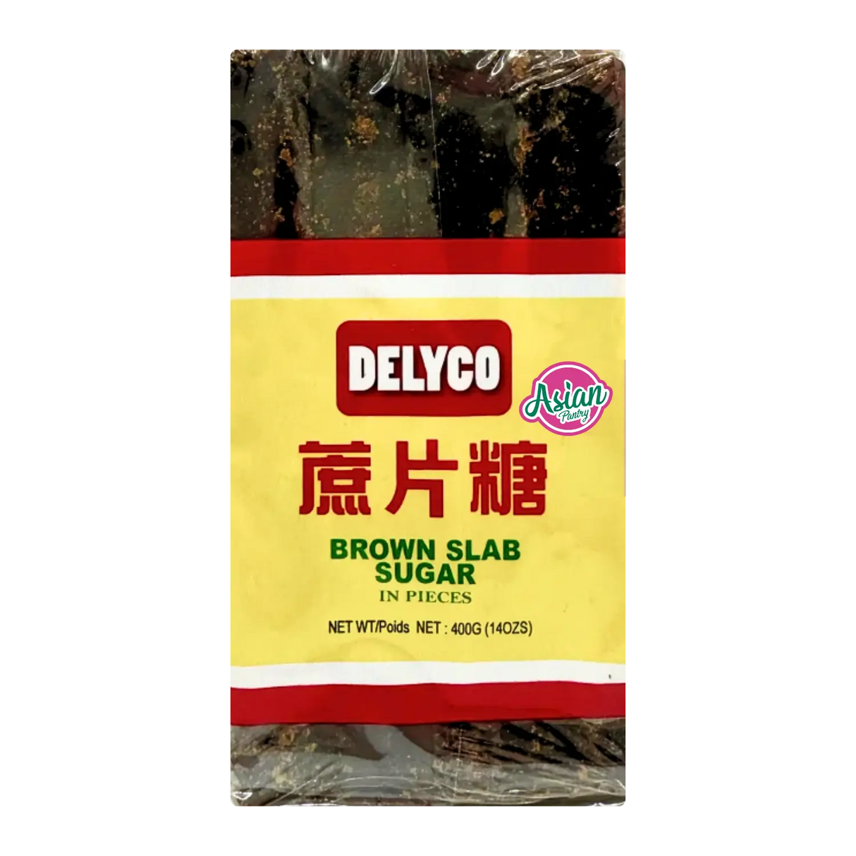 Delyco Brown Slab Sugar in Pieces 400g