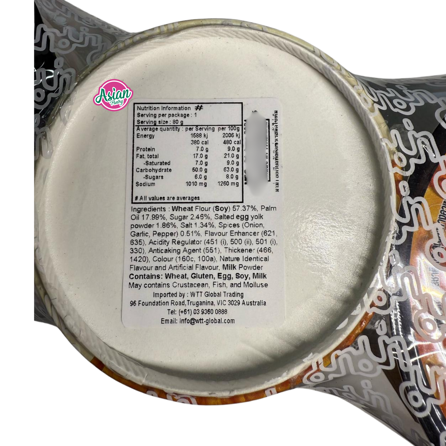 Mama Oriental Kitchen Cawan Mee Telur Masin Tumis 80g