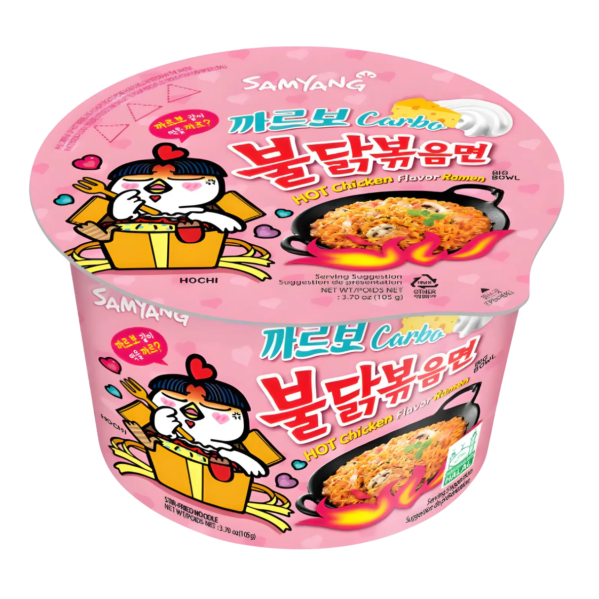 Samyang Buldak Hot Chicken Carbo Ramen Bowl 105g