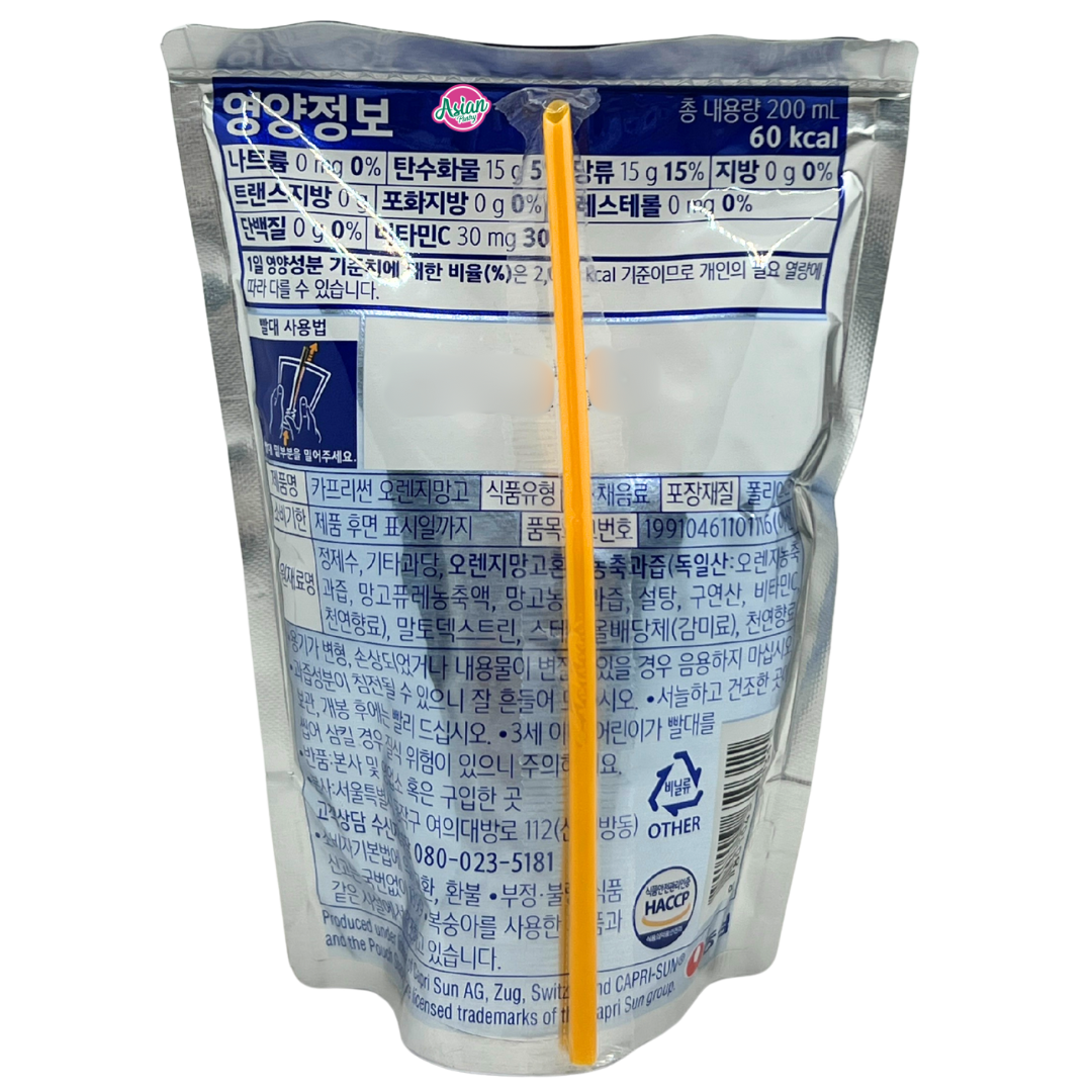 Capri-Sun Orange & Mango Drink 200ml