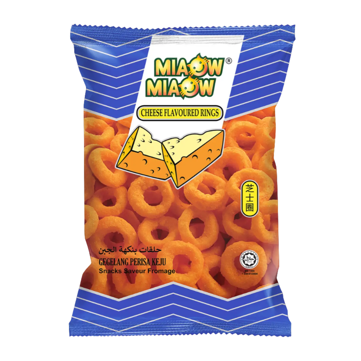 Miaow Miaow Cheese Flavoured Rings 50g