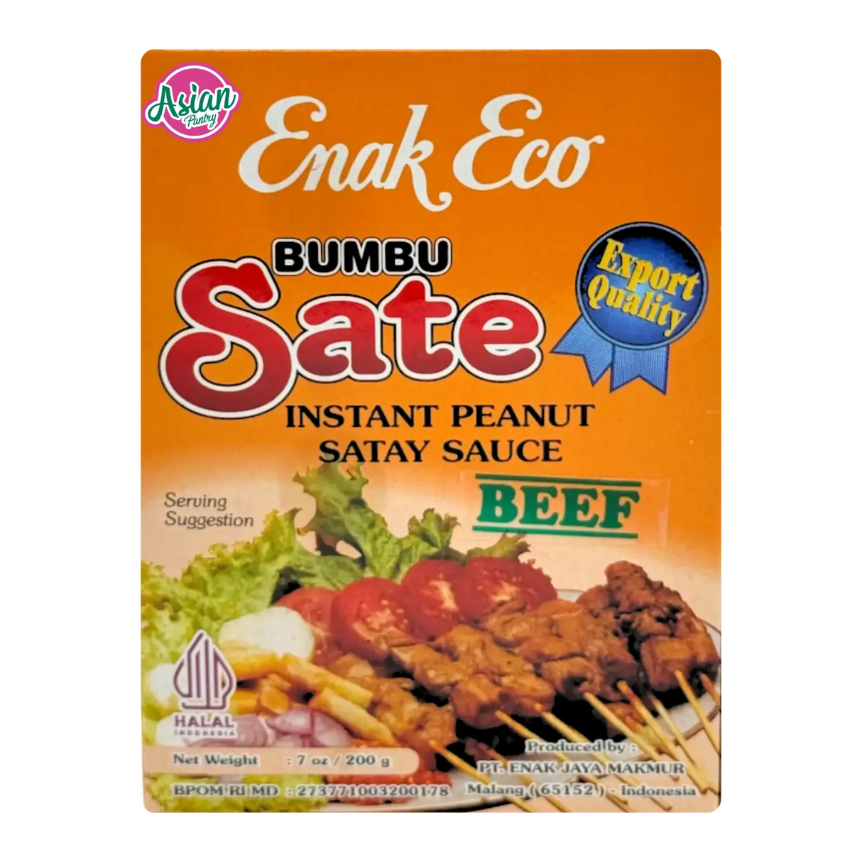 Enak Eco Beef Satay Seasoning Mix 200g