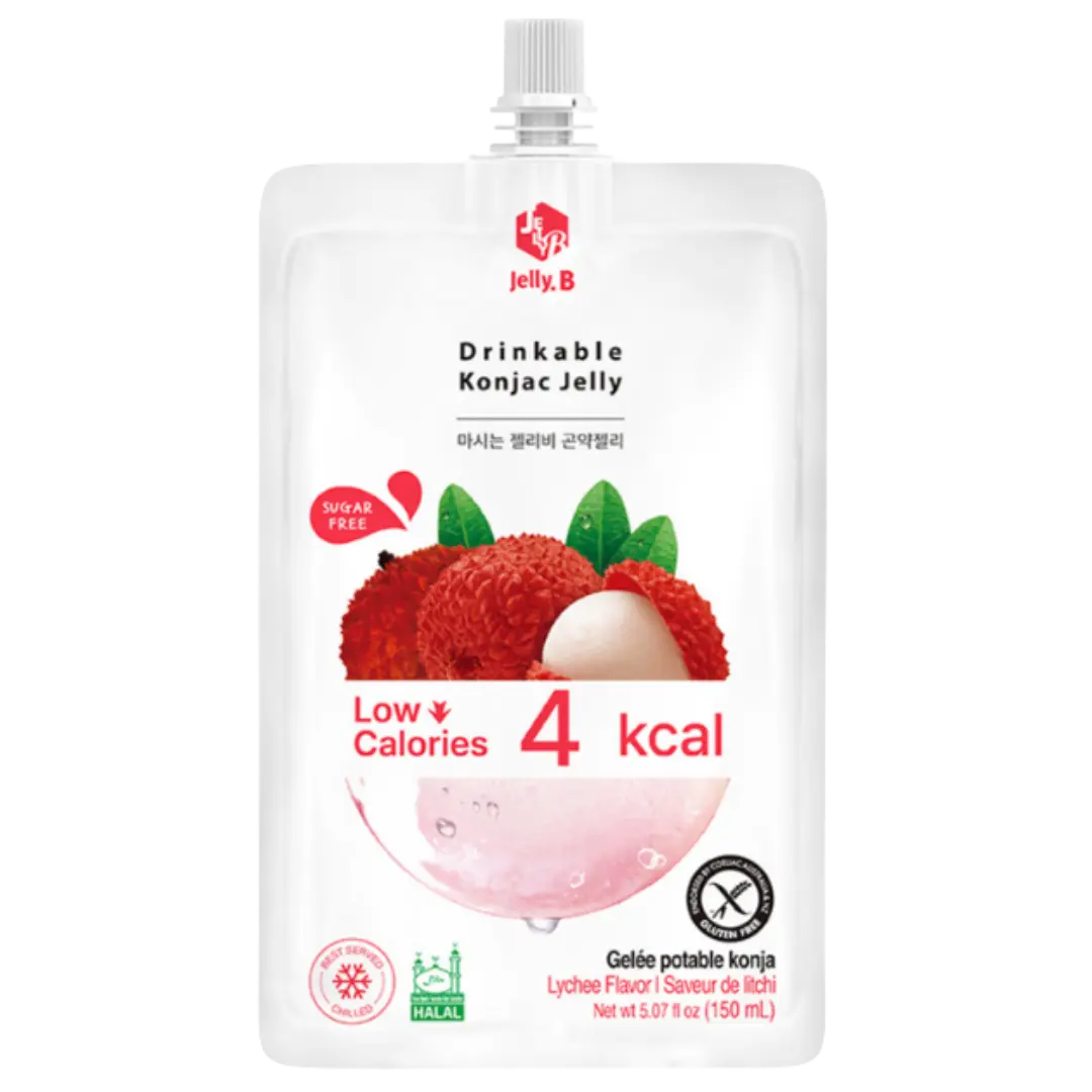 Jelly B Drinkable Konjac Jelly Lychee Flavour 150ml