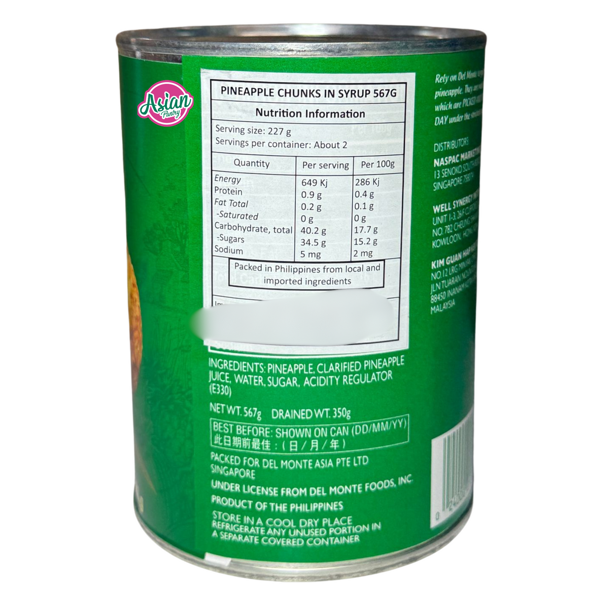 Delmonte Fresh Cut Pineapple (Chunks) 567g