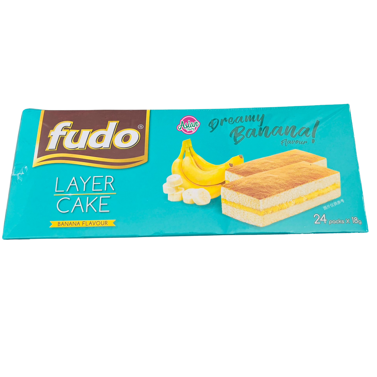Fudo Dreamy Banana Layer Cake 24P  432g