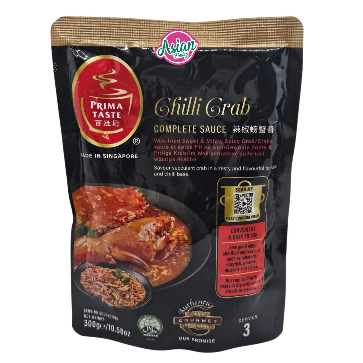 Prima Taste Chilli Crab Complete Sauce 300g
