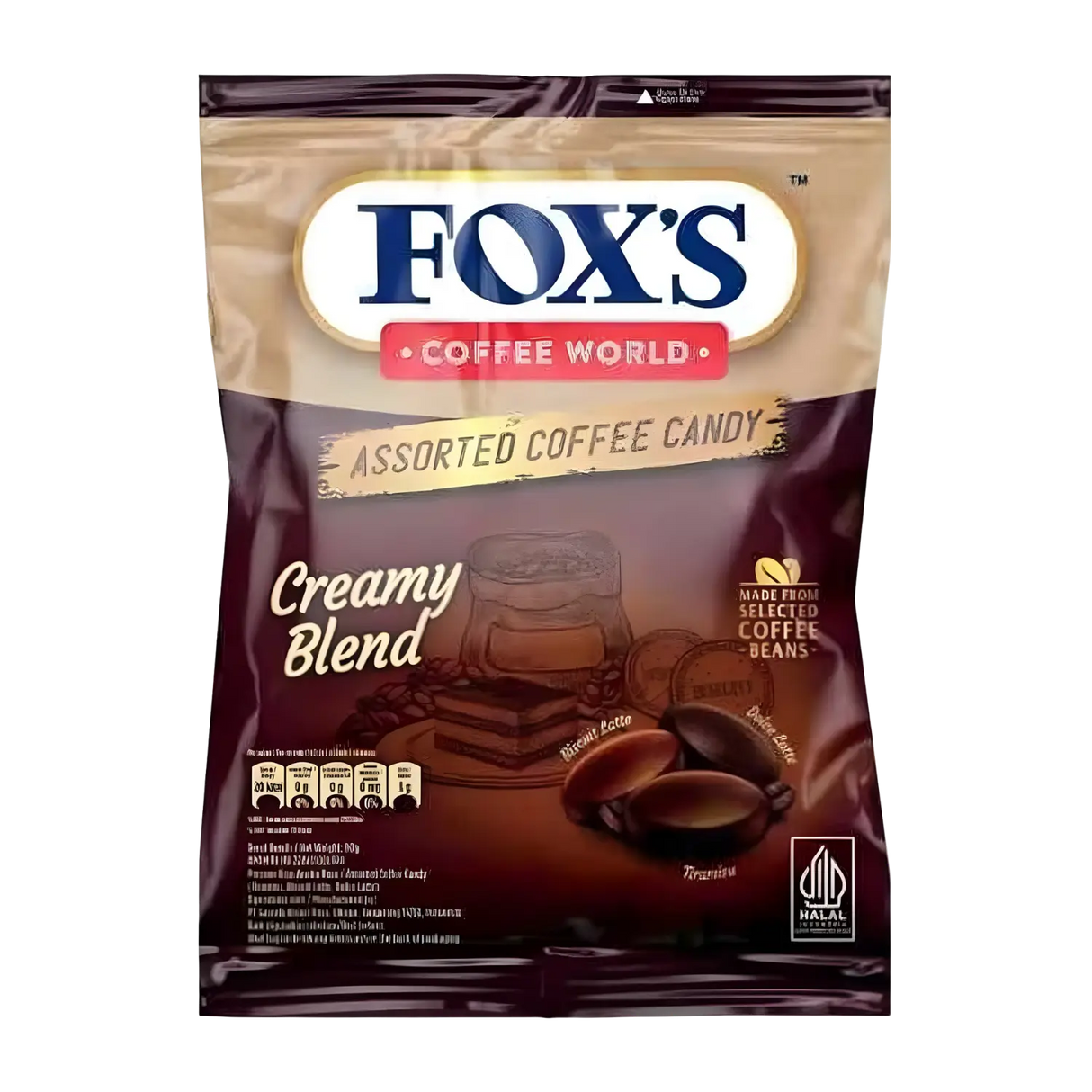 Fox's Coffee World Candy Bag 90g