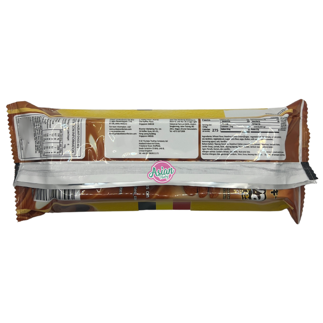 Lava Bites Hazelnut 60g