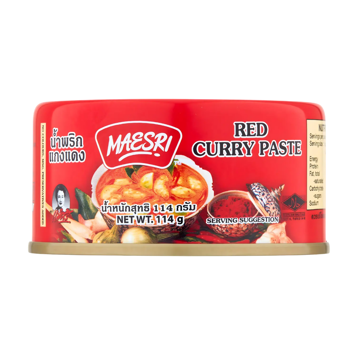 Maesri 红咖喱酱 114g