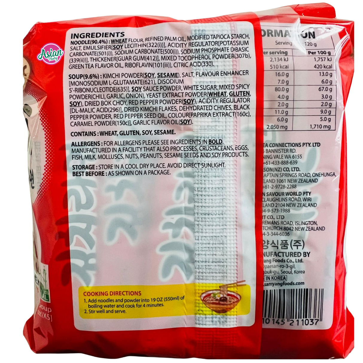 Samyang Kimchi Perisa Ramen 600g