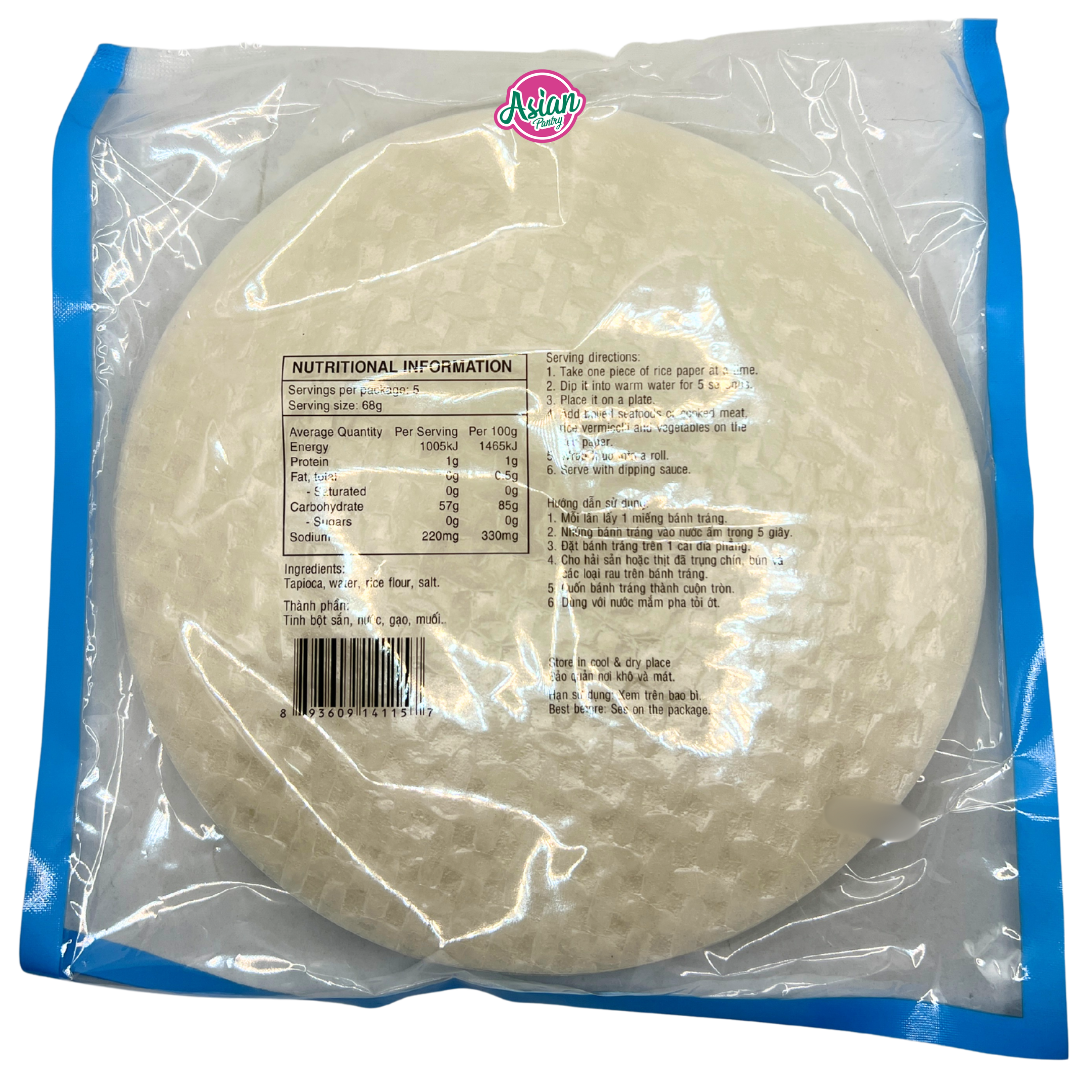 Lotus Essence Banh Trang Round Rice Paper 22cm 340g