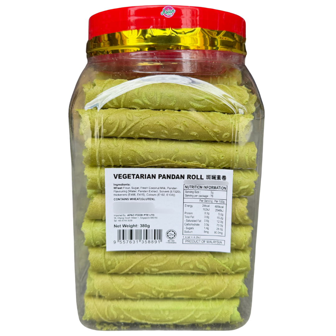Delyco Vegetarian Pandan Roll 380g