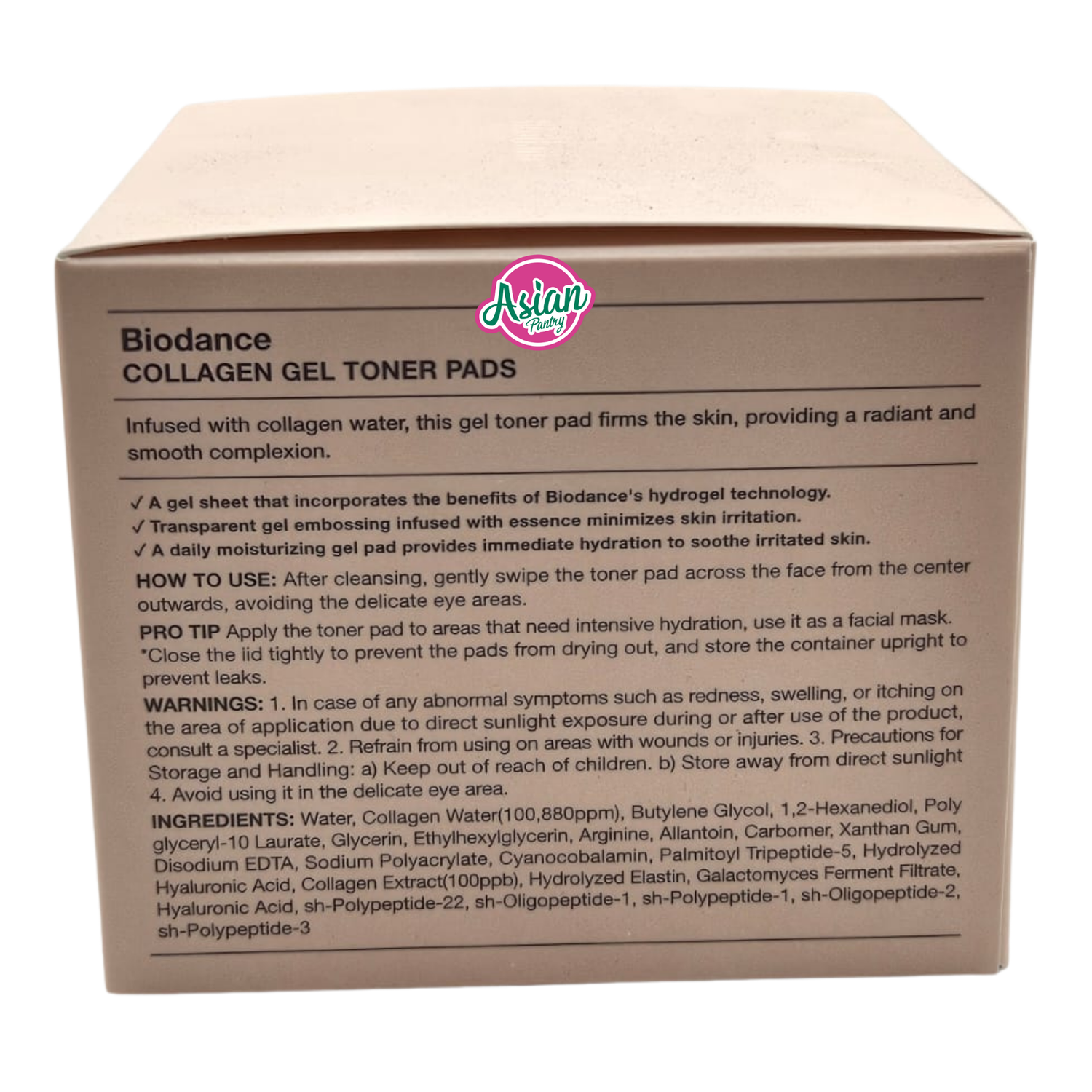 Biodance Collagen Gel Toner Pads 140g