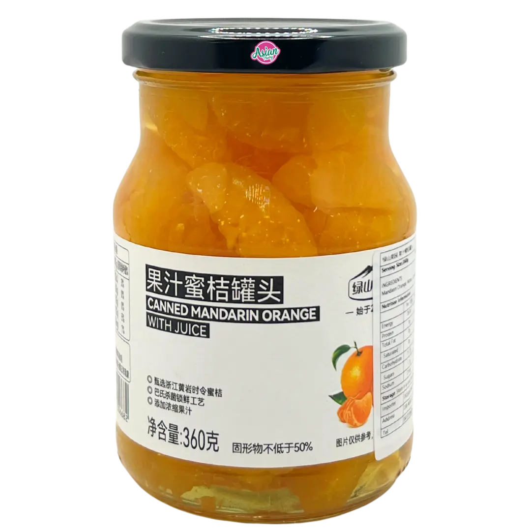 Lushanguoyuan Canned Mandarin Orange with Juice 360g